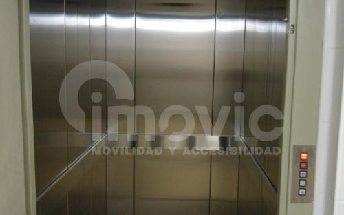 montacargas cabina acero inox