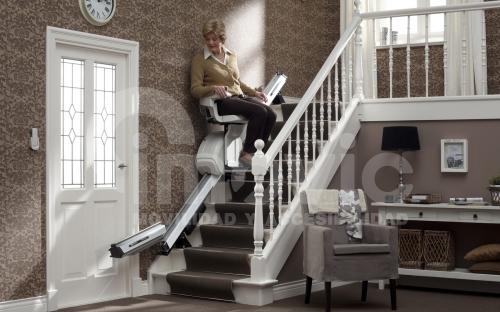 Folding Rail StairLift Chair