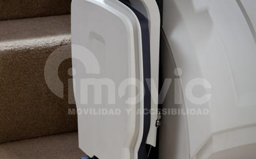 Seated Stairlift Folded Footrest