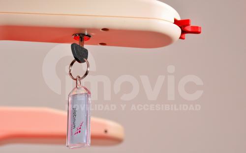 Silla salvaescaleras llave accionamiento