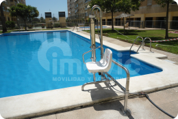 Los elevadores de piscinas para personas con discapacidad